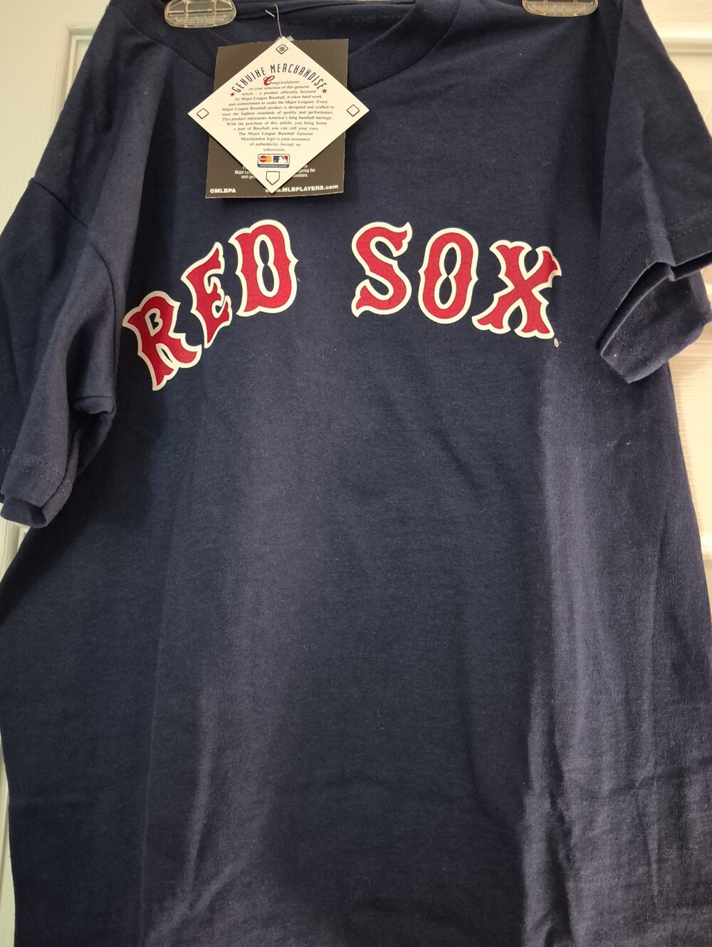 Kids Boston Red Sox Navy Logo Tee - Official MLB Shirt